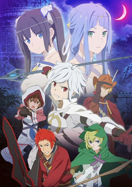 What are some action, romance, and fantasy anime like DanMachi or